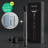 2 für 1 Schallzahnbürste All Black Matt + Azur